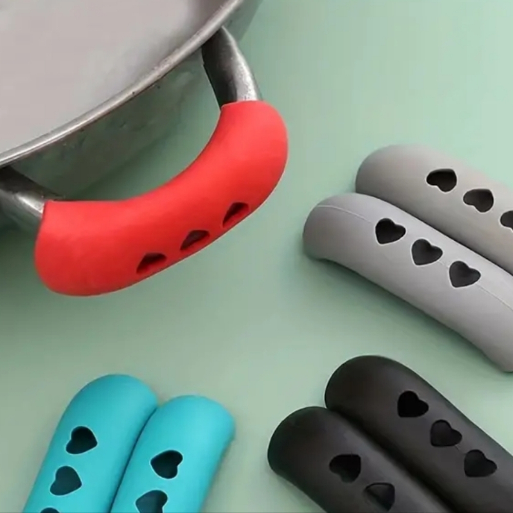Pot handle covers for cooking safety